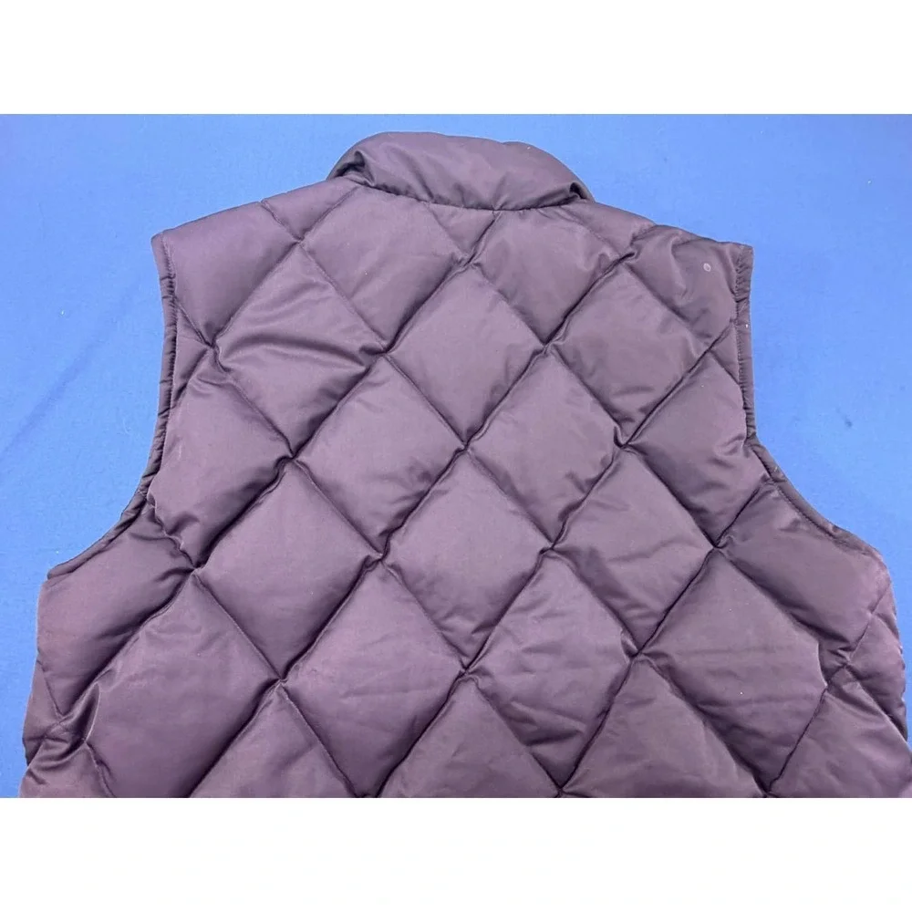Vintage‎ Eddie Bauer Women Goose Down Puffer Vest Purple Sz Petite Small